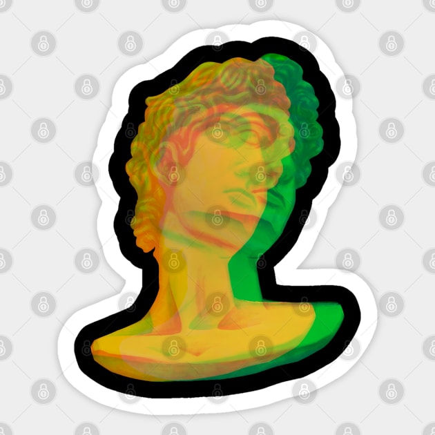 David By Michelangelo Sticker by BuddyandPrecious